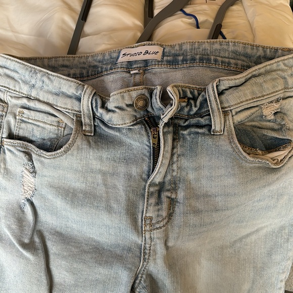 Light Blue Ripped Jeans - Picture 3 of 5